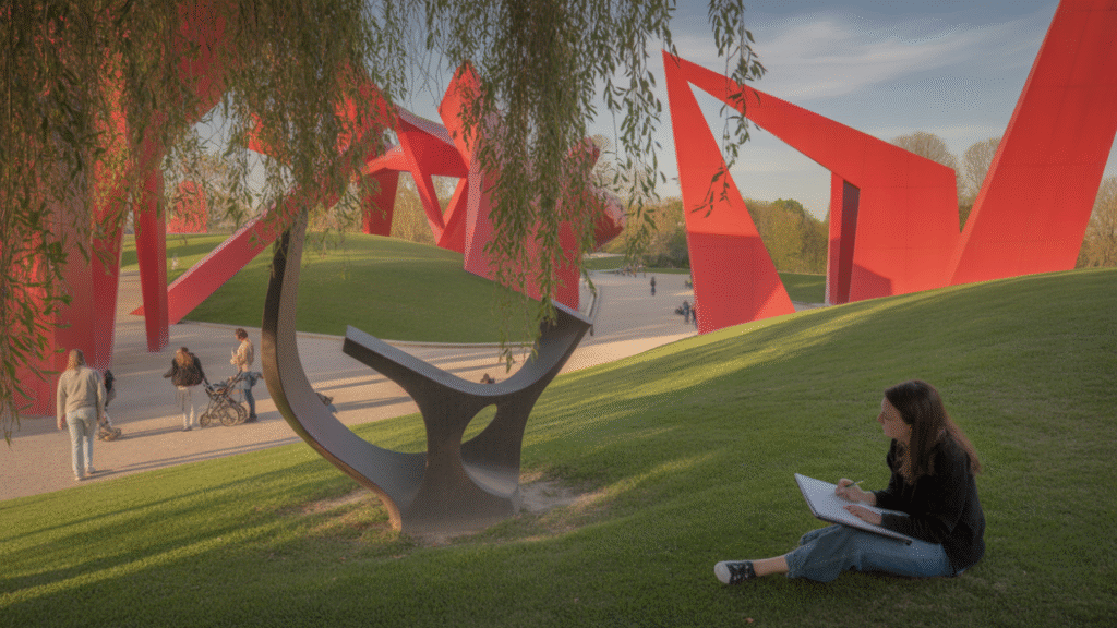 Le Parc de la Villette – Espaces verts et installations artistiques
