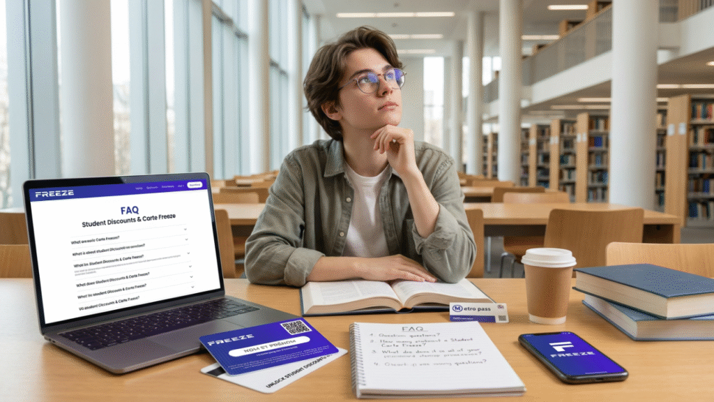 Questions Fréquentes sur les Réductions Étudiants et Carte Freeze