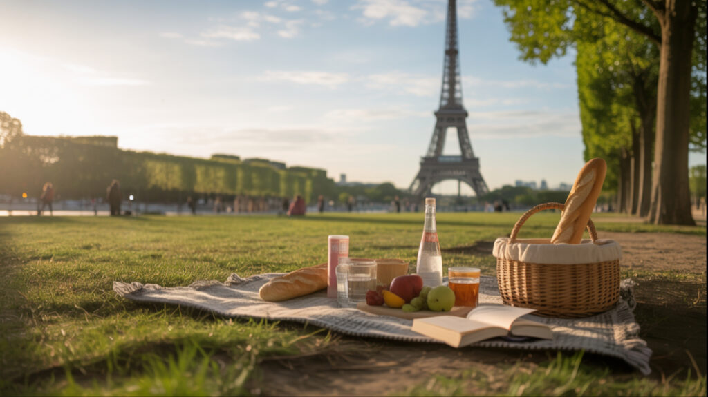 Le Champ-de-Mars – Pique-niquer face à la Tour Eiffel
