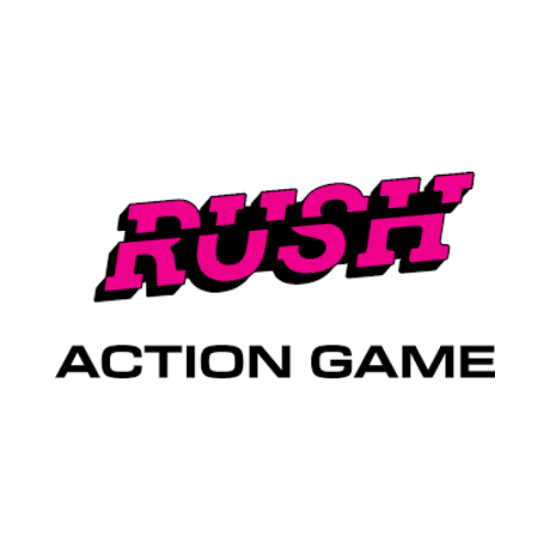 Rush Action Game Logo Rush Action Game